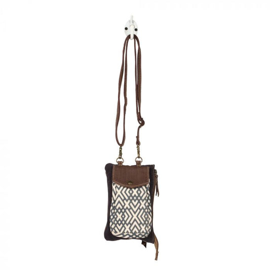 Myra Bag: S-1220 "X Design Pouch Crossbody Bag"