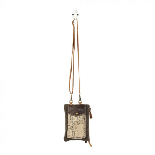 Myra Bag: S-1223 "Stamp Pocket Pouch Crossbody Bag"