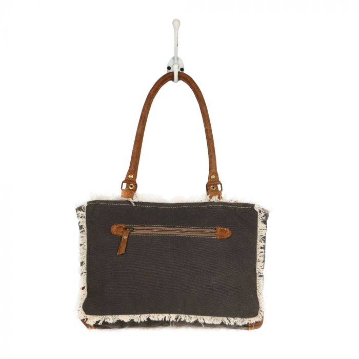 Myra Bag: S-1227 "Hair On Bottom Strap Handbag"