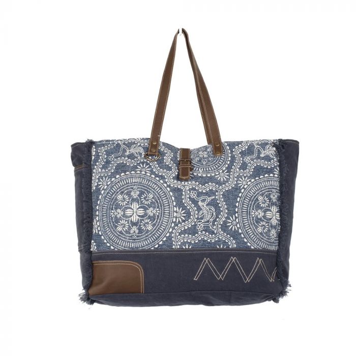 Myra Bag: S-1342 "Sylvan Blue Weekender Bag"