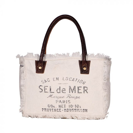 Myra Bag: S-1982 "Charming White Handbag"