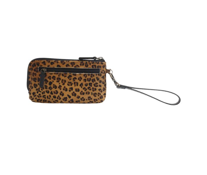 Myra Bag: S-2697 "Wild Dream Leather & Hair On Wristlet & Wallet"