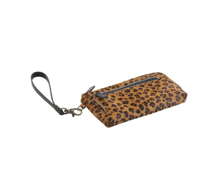 Myra Bag: S-2697 "Wild Dream Leather & Hair On Wristlet & Wallet"