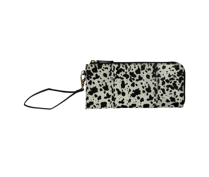 Myra Bag: S-3098 "MOTTLED PLUMAGE WRISTLET & WALLET"