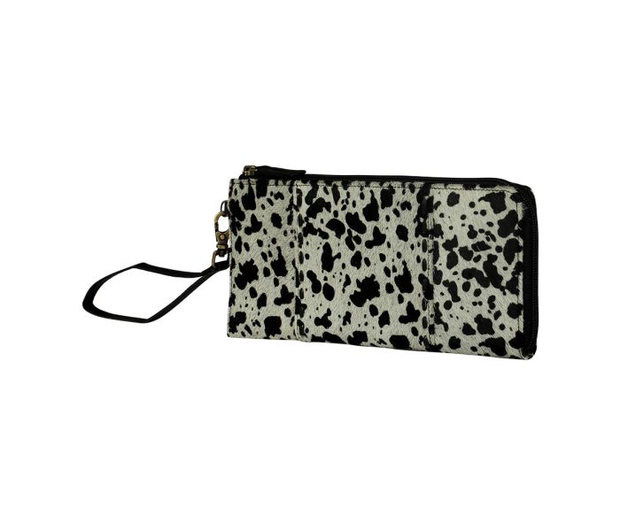 Myra Bag: S-3098 "MOTTLED PLUMAGE WRISTLET & WALLET"