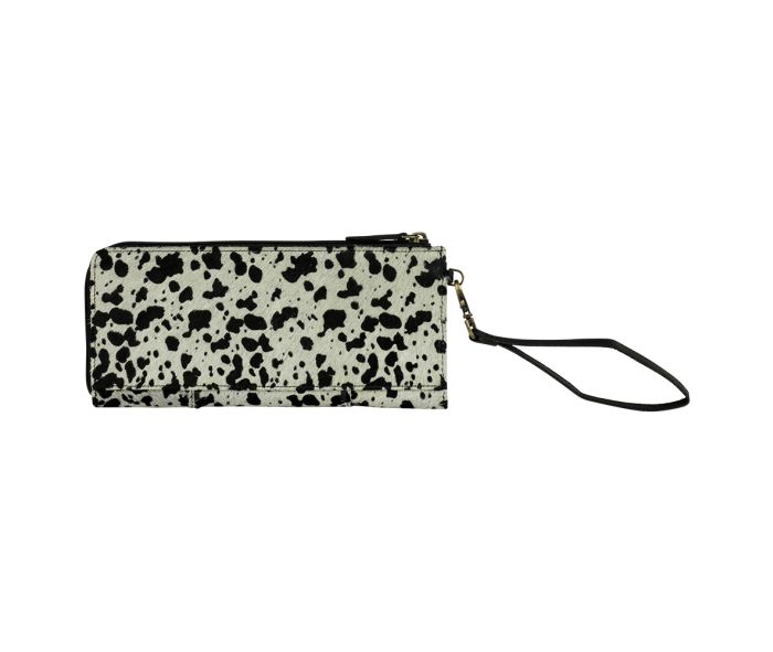 Myra Bag: S-3098 "MOTTLED PLUMAGE WRISTLET & WALLET"