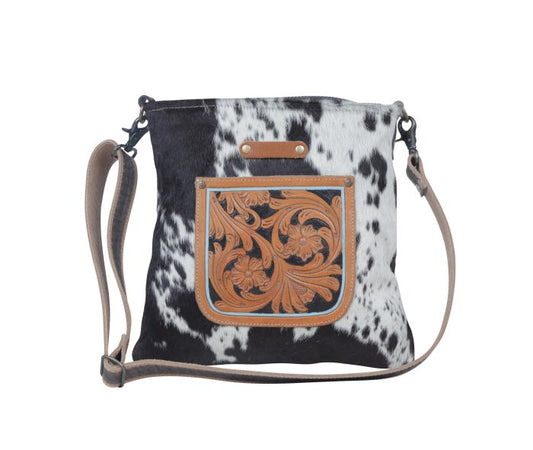 Myra Bag: S-3972 "FLOWERING HAND-TOOLED BAG"