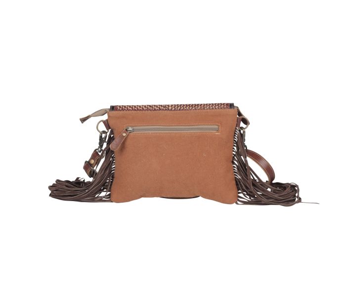 Myra Bag: S-4380 "SANDY ROSEWOOD HAND-TOOLED BAG"