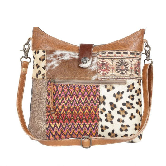 Myra Bag: S-4415 "PERUVIAN BROWN SHOULDER BAG"