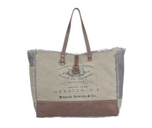 Myra Bag: S-4452 "CAFE AU LAIT WEEKENDER BAG"