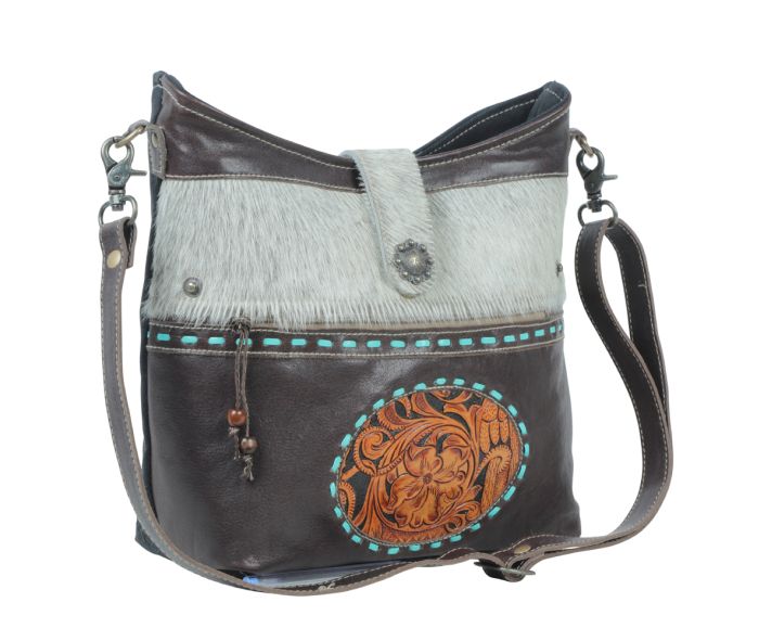 Myra Bag: S-5193 "RUSTED SKIES HAND-TOOLED BAG"