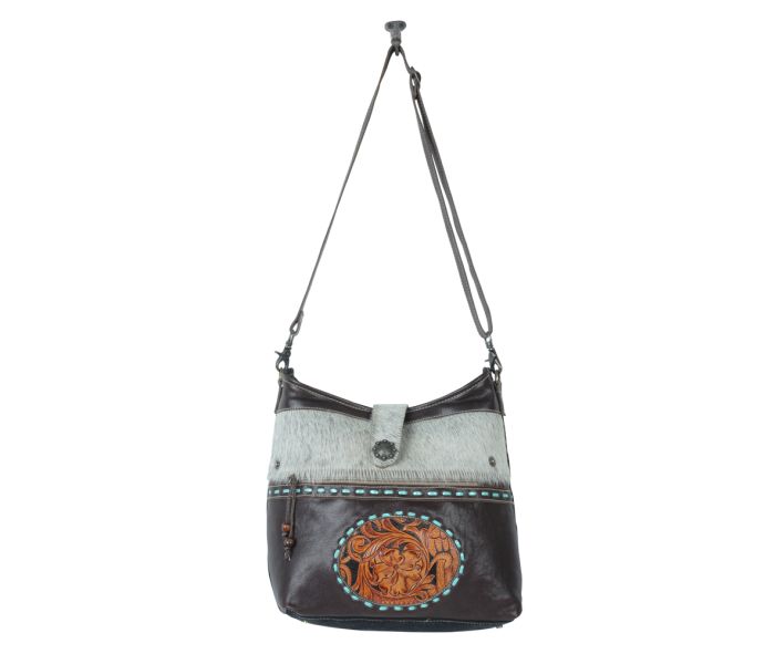 Myra Bag: S-5193 "RUSTED SKIES HAND-TOOLED BAG"