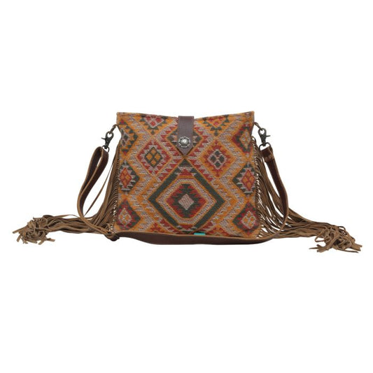 Myra Bag: S-5716 "BARLEY BROWN SHOULDER BAG"