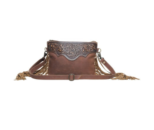 Myra Bag: S-5749 "MOCHA DASH HAND-TOOLED BAG"