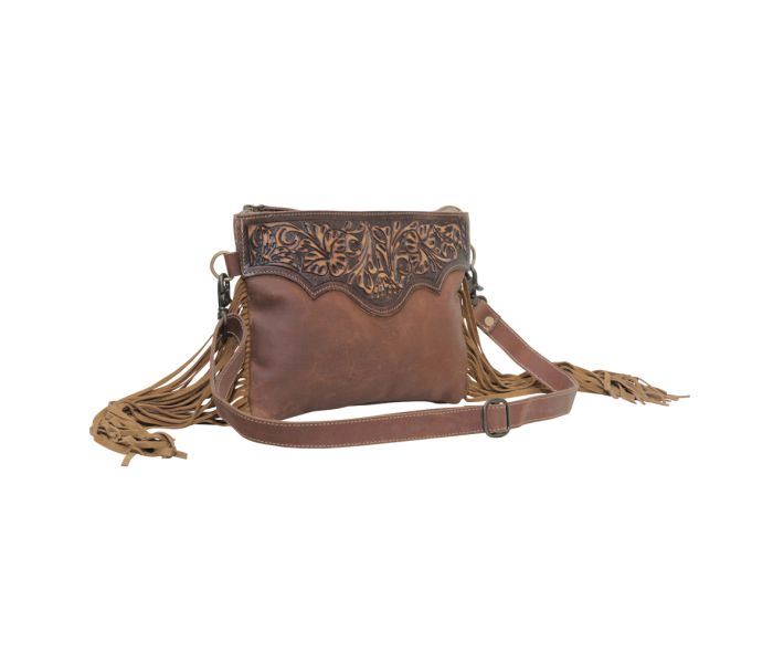 Myra Bag: S-5749 "MOCHA DASH HAND-TOOLED BAG"