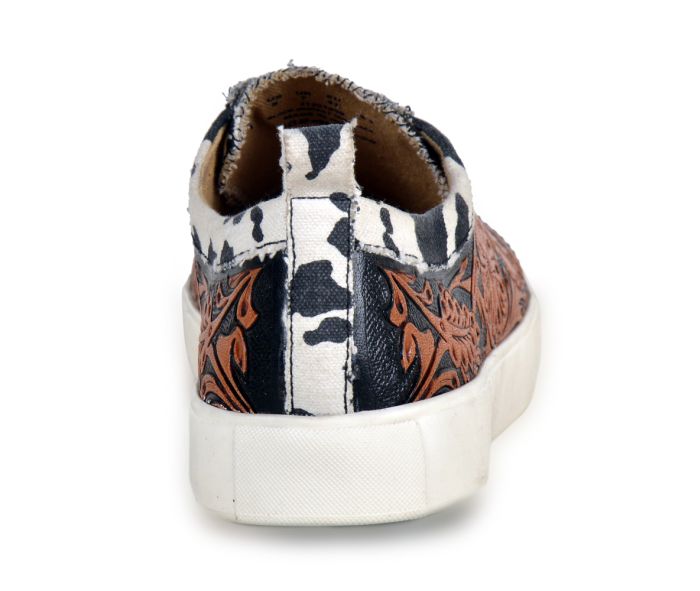 Myra Bag: S-5768 "Limited Edition Cowprint With Handtooling Sneakers"