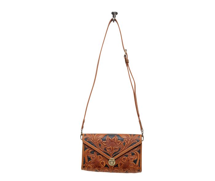 Myra Bag: S-6611 "CIRCLE HAND-TOOLED BAG"