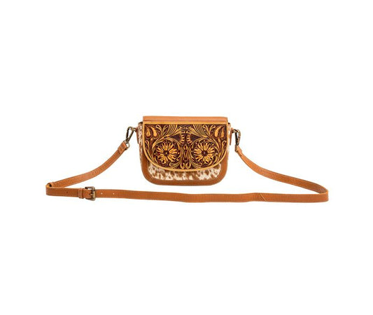 Myra Bag: S-7062 "CHAITHRA HAND-TOOLED BAG"